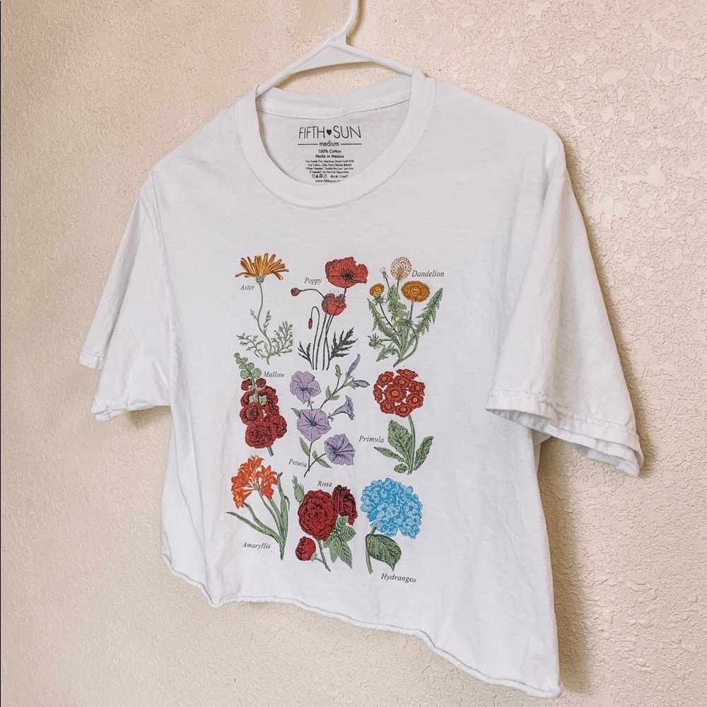 Fifth Sun Floral Crop Top